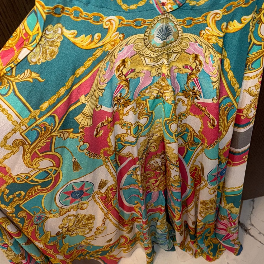 Camilla Sail Away with Me Print Silk Maxi Dress M like NEW - Picture 15 of 17